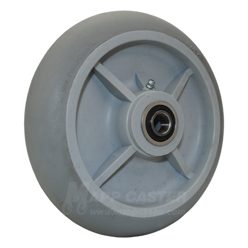 Hand Truck Wheels 8" Flat Free Rubber Hand Truck Wheel Mapp Caster