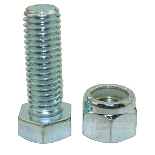 1/2" x 11/2" long Bolts Caster Hardware Kit Mapp Caster