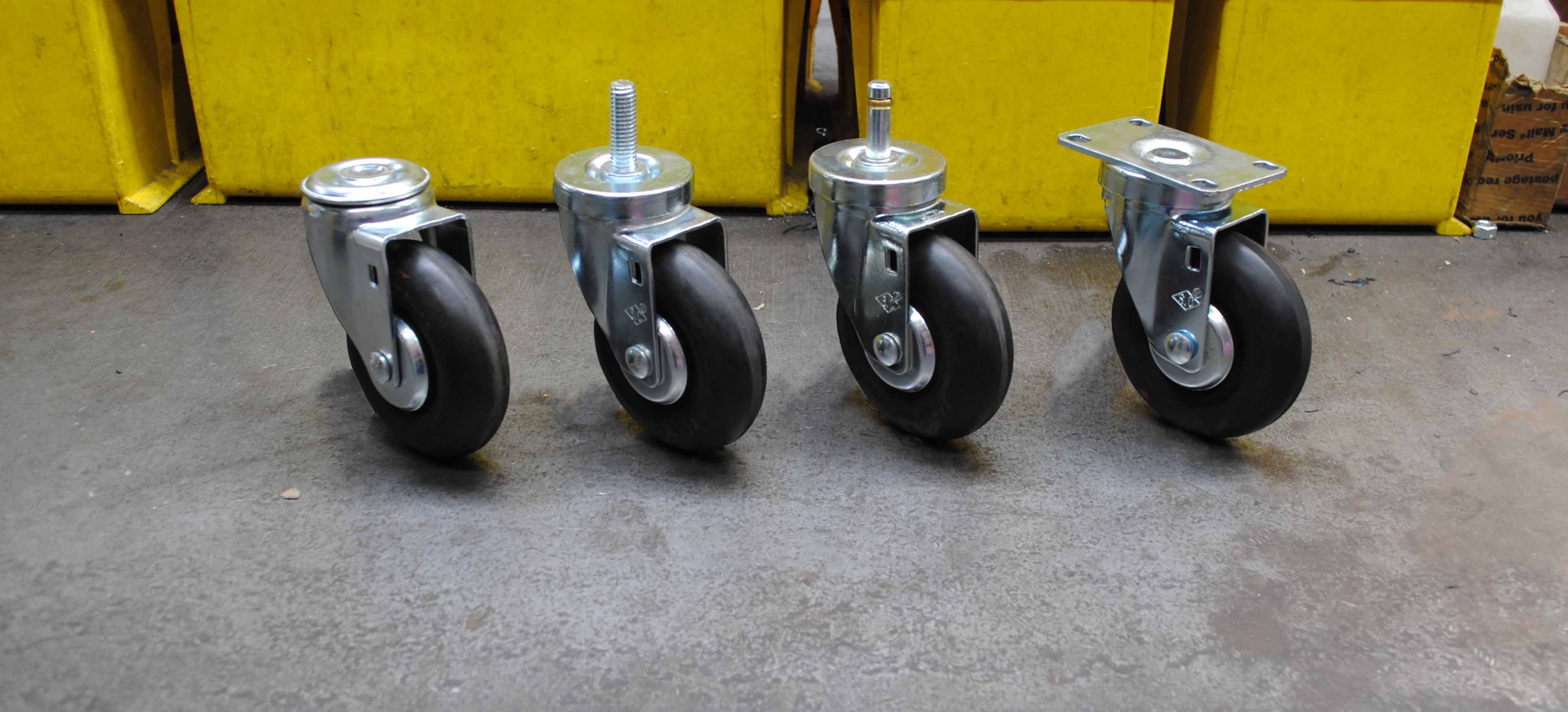 Neoprene Rubber Caster Wheels