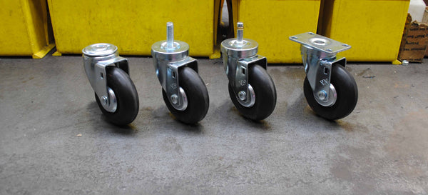 Neoprene Rubber Caster Wheels