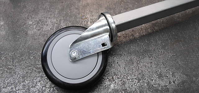 Installing Casters Into Hollow Tubing