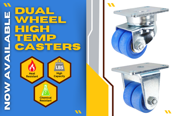 High Temp Dual Wheel Casters