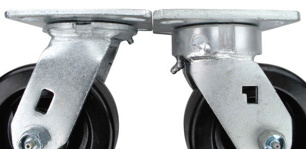 Kingpin vs Kingpinless Swivel Casters