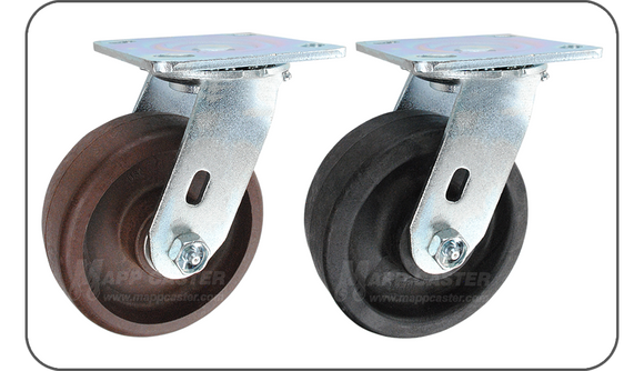 High Temperature resistant Nylon Casters, Great for Ovens, powdercoating, wet environments & More. NSF Certified, RoHS Complliant