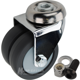 3" Stryker 830 SurgiStool and 830 SurgiStool II Replacement Caster (Single Caster with Mounting Hardware) Part # 0830-010-053-HW