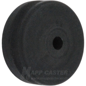 1-5/8" x 11/16" Neoprene Wheel - 50 Lbs Capacity Part # 4EZTURN