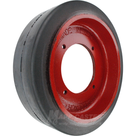 10" x 3" H90 Rubber on Iron Wheel - 1,200 Lbs Capacity Part # FMR10030X0H-00X