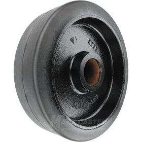 10" x 3" Rubber on Iron Wheel - 1,000 Lbs Capacity Part # FMR10030X0B