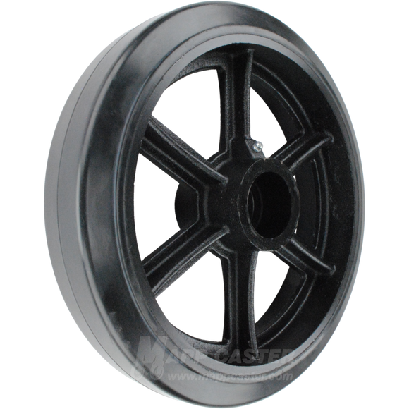 Rubber on Cast Iron Wheels
