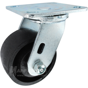 4" x 2" High Temp Nylon Wheel Swivel Caster - 800 Lbs Capacity
