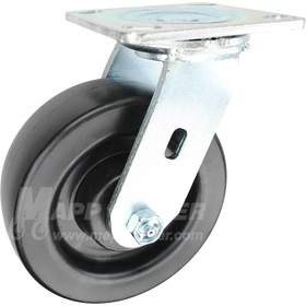 146PO620S 6" x 2" Polyolefin Swivel Caster - 700 LBS CAPACITY 