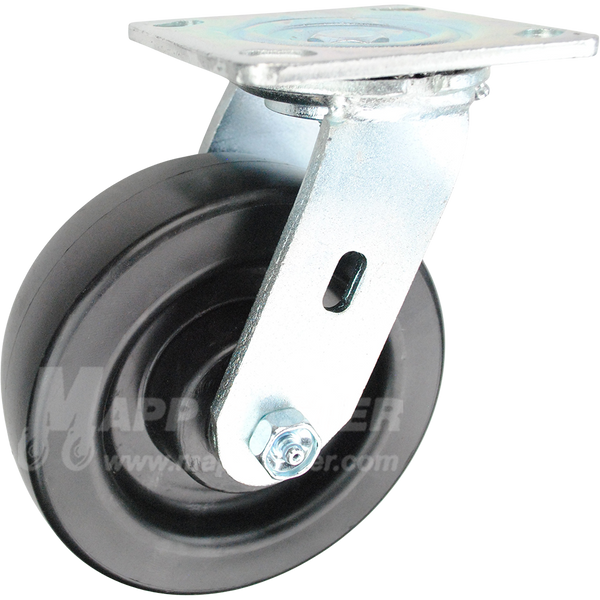 146PO620S 6" x 2" Polyolefin Swivel Caster - 700 LBS CAPACITY 
