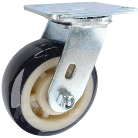 5" x 2" Patriot Polyurethane on Polyolefin Core Wheel Swivel Caster - 800 Lbs Capacity