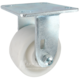 4" x 2" Retort Rigid Caster - 550 Lbs Capacity