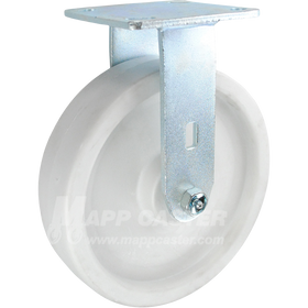 146RETB820R 8" x 2" Retort Rigid Caster - 900 Lbs Capacity