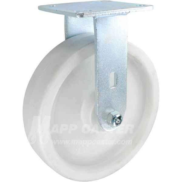 146RETB820R 8" x 2" Retort Rigid Caster - 900 Lbs Capacity