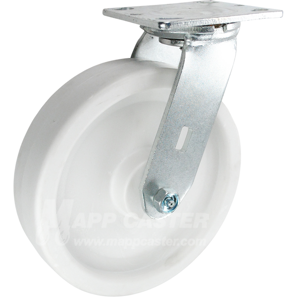 146RETB820S 8" x 2" Retort Swivel Caster - 900 Lbs Capacity