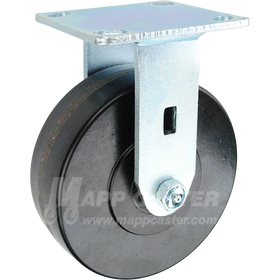146SSP620R 6" x 2" Polyurethane Wheel Rigid Caster - 900 Lbs Capacity