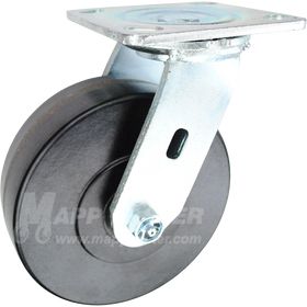 146SSP620S 6" x 2" Polyurethane Wheel Swivel Caster - 900 Lbs Capacity