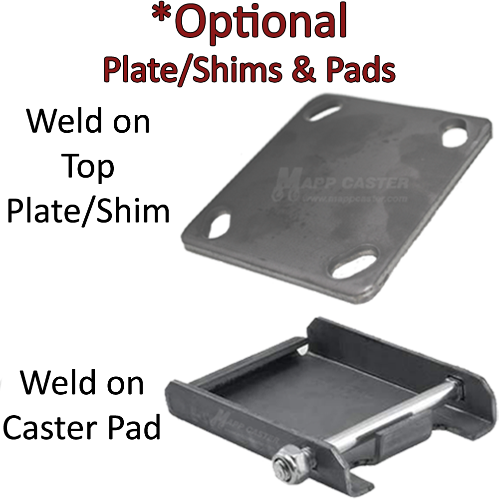 Humagineer 5x2 Caster Wheels Heavy Duty - Industrial Grade Casters With - View #4