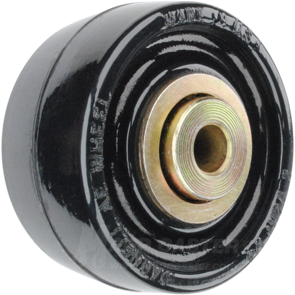 2-1/2" x 1-1/4" Solid Elastomer Wheel w/ Ball Bearings - 300 Lbs Capacity Part # 462-1/2XH