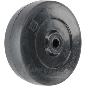 2-1/2" x 13/16" Soft Rubber Wheel - 90 lbs Capacity Part # QSR25A8