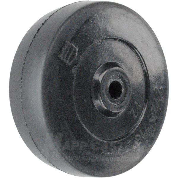 2-1/2" x 13/16" Soft Rubber Wheel - 90 lbs Capacity Part # QSR25A8