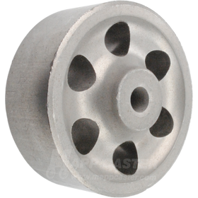 2-1/2" x 1" Sintered Iron Wheel - 250 Lbs Capacity Part # QSTL25F2