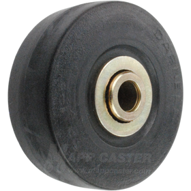 2-1/2" x 7/8" Neoprene Wheel w/ Ball Bearings - 95 lbs Capacity Part # 4W32-1/2XDN
