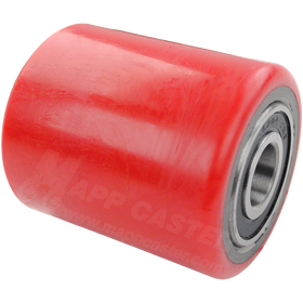 2-3/4" x 3-1/8" Heavy Duty Polyurethane on Steel Pallet Jack Load Wheel