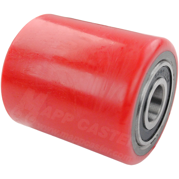 2-3/4" x 3-1/8" Heavy Duty Polyurethane on Steel Pallet Jack Load Wheel