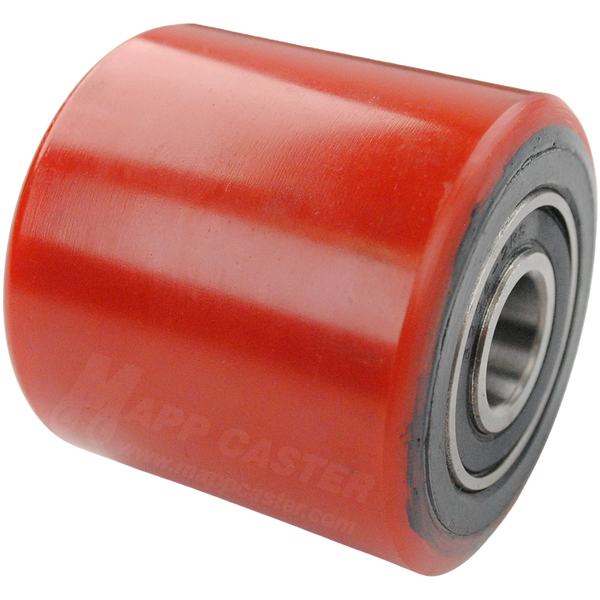 2-7/8" x 2-3/4" Heavy Duty Polyurethane on Steel Pallet Jack Load Wheel - Part# B045C Floor Protective