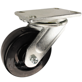 6" x 2" Phenolic Wheel OS Swivel Caster - 1,200 Lbs Capacity