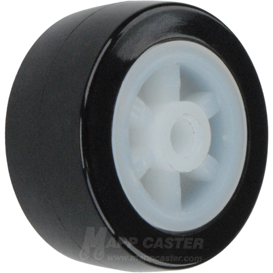 4 X 1-1/2" Polyurethane On Steel Caster Wheels With Roller Bearing - Includes Free 1/2" Bushing