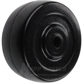 2" x 15/16" Hard Rubber Wheel - 125 Lbs Capacity Part # QHR2B1