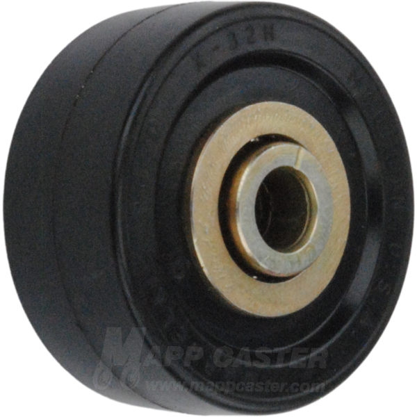 2" x 7/8" Hard Rubber Wheel w/ Ball Bearings - 200 Lbs Capacity Part # 4X32WH
