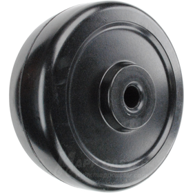 3-1/2" x 1-1/4" Hard Rubber Wheel Part # QHR35G3