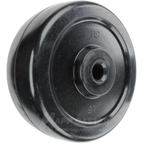3-1/2" x 1-1/4" Soft Rubber Wheel Part # QSR35G3