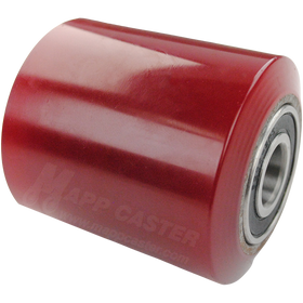 3" X 3-3/8" Heavy Duty Polyurethane on Steel Pallet Jack Load Wheel - Part# JWP65 Floor Protective