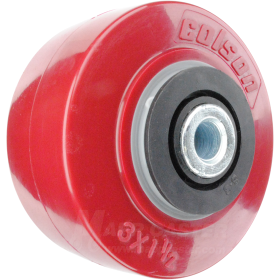 Hy-Weld 8x2 Polyurethane On Plastic Wheel With Bearing – 950 Lb Capacity
