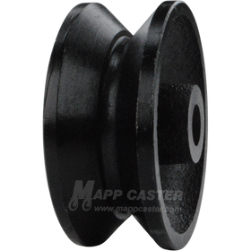 3" x 1-1/4" Cast Iron V-Groove Wheel - Part # LVG314