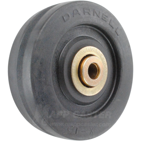 3" x 7/8" Hi-Cap Neoprene Rubber Wheel w/ Ball Bearings - 135 lbs Capacity Part # 4W53XKN