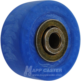 2" x 7/8" High Temperature Glass Filled Nylon Wheel - 225 Lbs Capacity