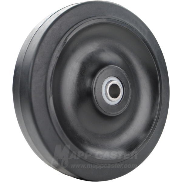Non-Marking Black TPR stretcher wheel for unloading patients off of the ambulance