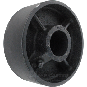 4" x 1-1/2" Black Cast Iron Wheel - 600 Lbs Capacity Part # LSS40HB84