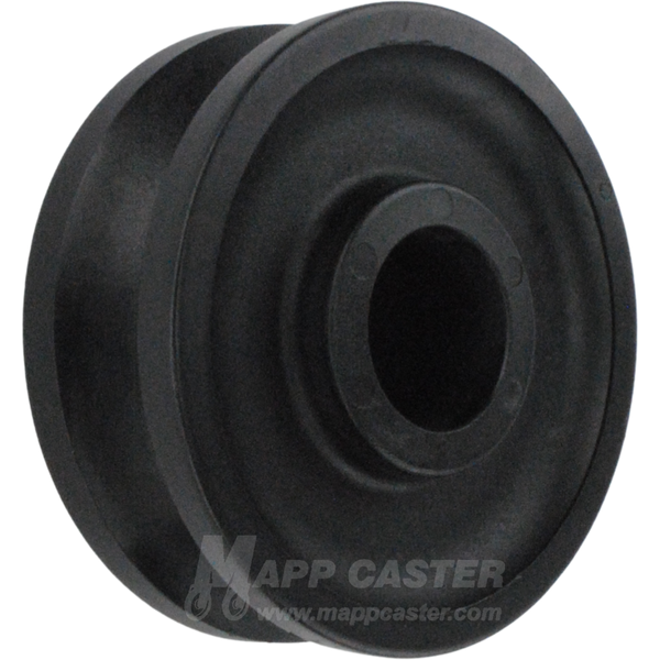4" x 1-1/2" Nylon V-Groove Wheel - 600 Lbs Capacity Part # LMV40HT84