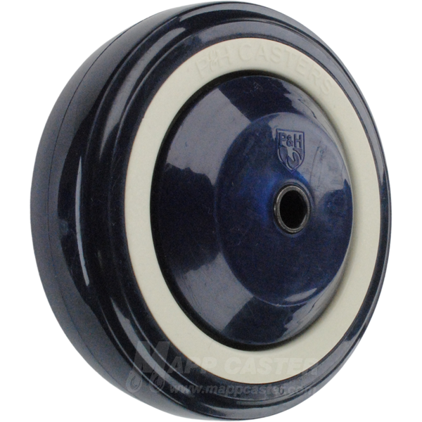 4" x 1-1/4" Poly on Polyolefin Core Wheel w/ Ball Bearings - 200 Lbs Capacity Part # QPLY4J2
