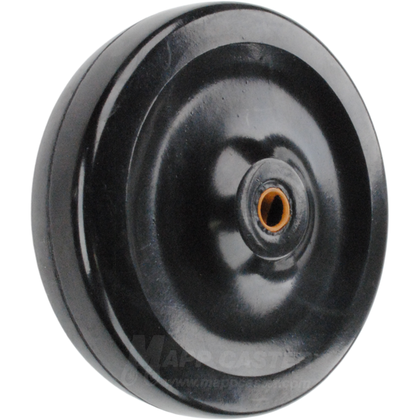 4" x 1" Hard Rubber Wheel - 250 Lbs Capacity Part # QHR4D2