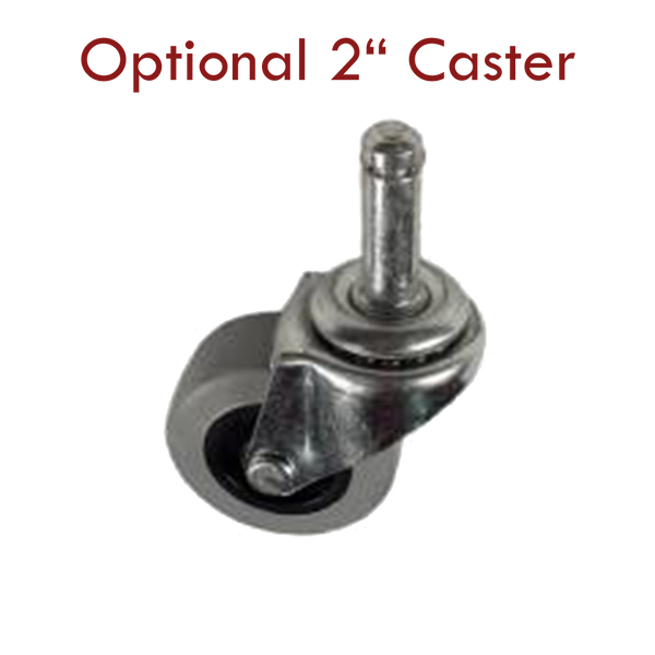 USA Made Spring Loaded Gate Caster (Bracket Only) - 25 Lbs Capacity