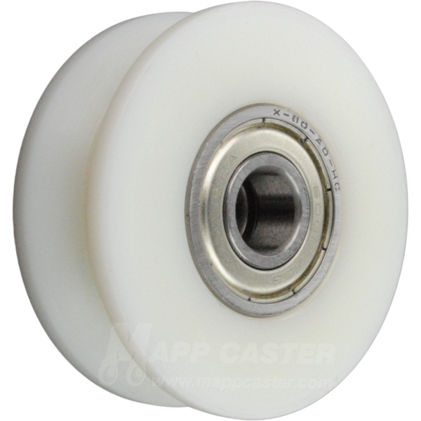 50mm x 18mm (1.96" x .7") Nylon V-Groove Wheel Part # EDSPKGPO 50K